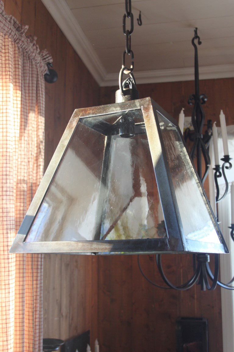 Spesialdesign smjern taklampe smijernslampe smijernstaklampe glass jern smijernsprodukter norsk kvalitet kul lampe